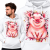 BLUZA Z KAPTUREM ZWIERZĘTA   ŚWINKA